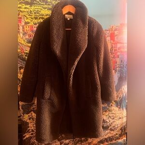 Noli Plush Brown Teddy Jacket